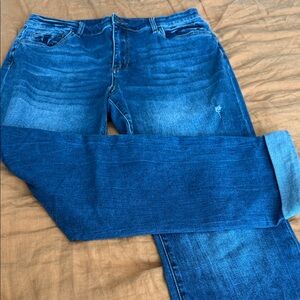 Kut high-Rise boyfriend Classic Dark Blue Skinny Jeans